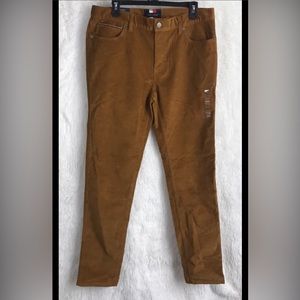 TOMMY HILFIGER Men`s Jeans Corduroy Flag Logo Slim Fit.